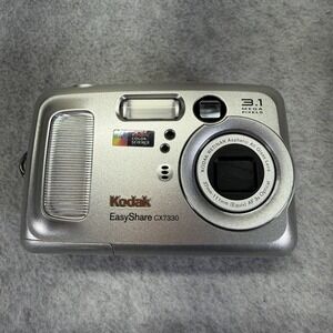 Kodak EasyShare CX7330 3.1MP Digital Camera Silver TESTED WORKING